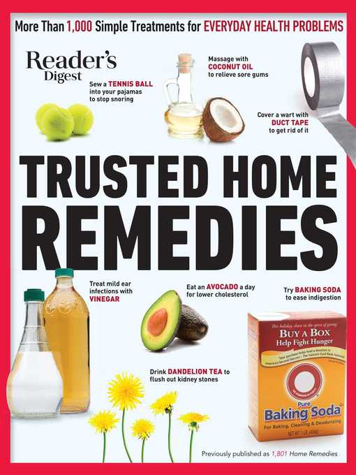 Title details for Reader's Digest Trusted  Home Remedies by Reader's Digest - Wait list